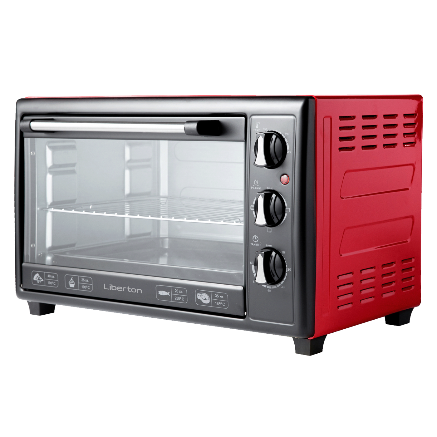 Electric oven LEO-350 Red
