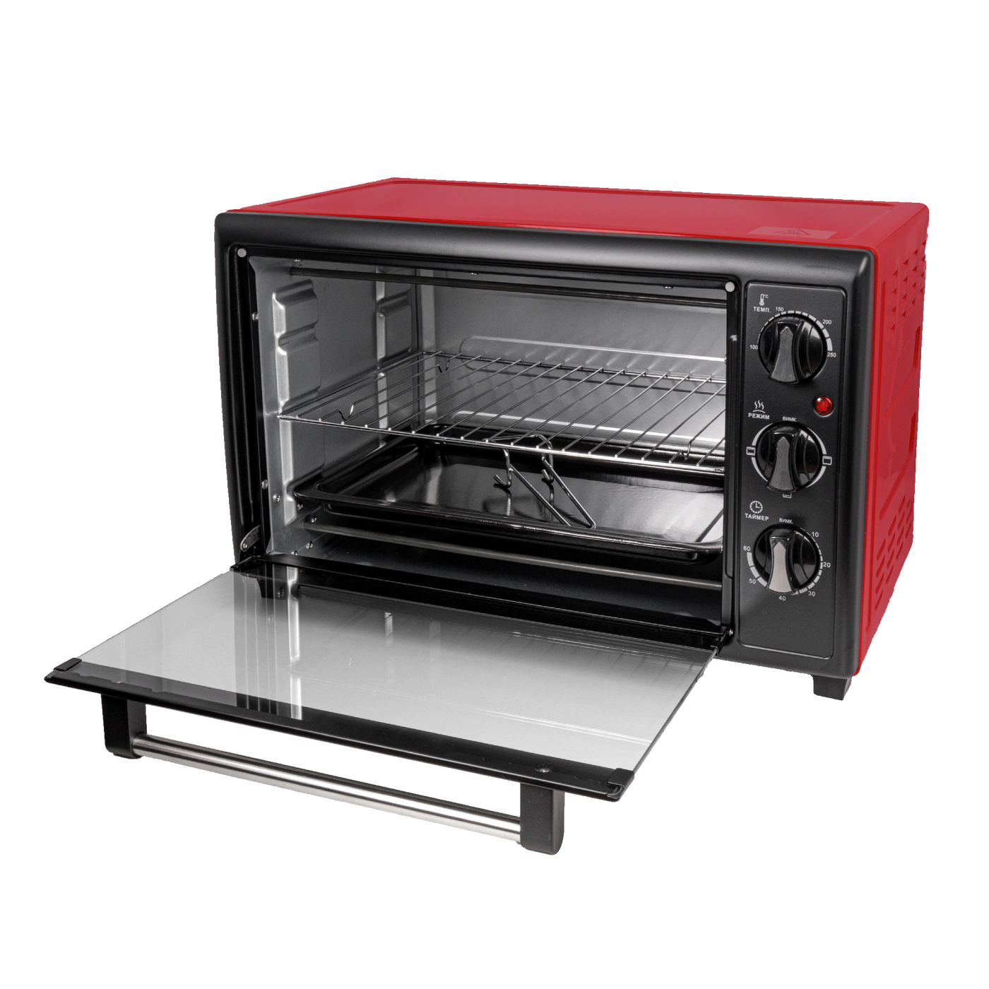Electric oven LEO-350 Red